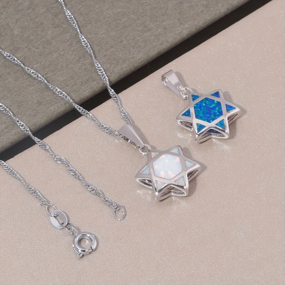 Davidster Opaal hanger ketting - The Jewelry & Watches recensie en prijs