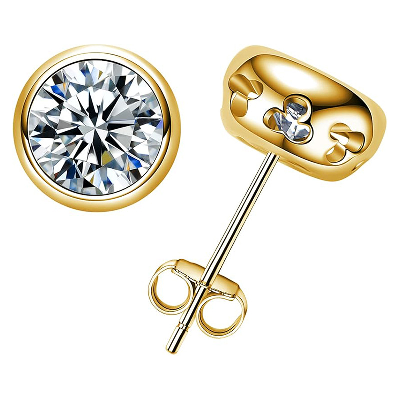 Echte D Kleur Moissanite Diama - Diamond Stud Earrings recensie en prijs
