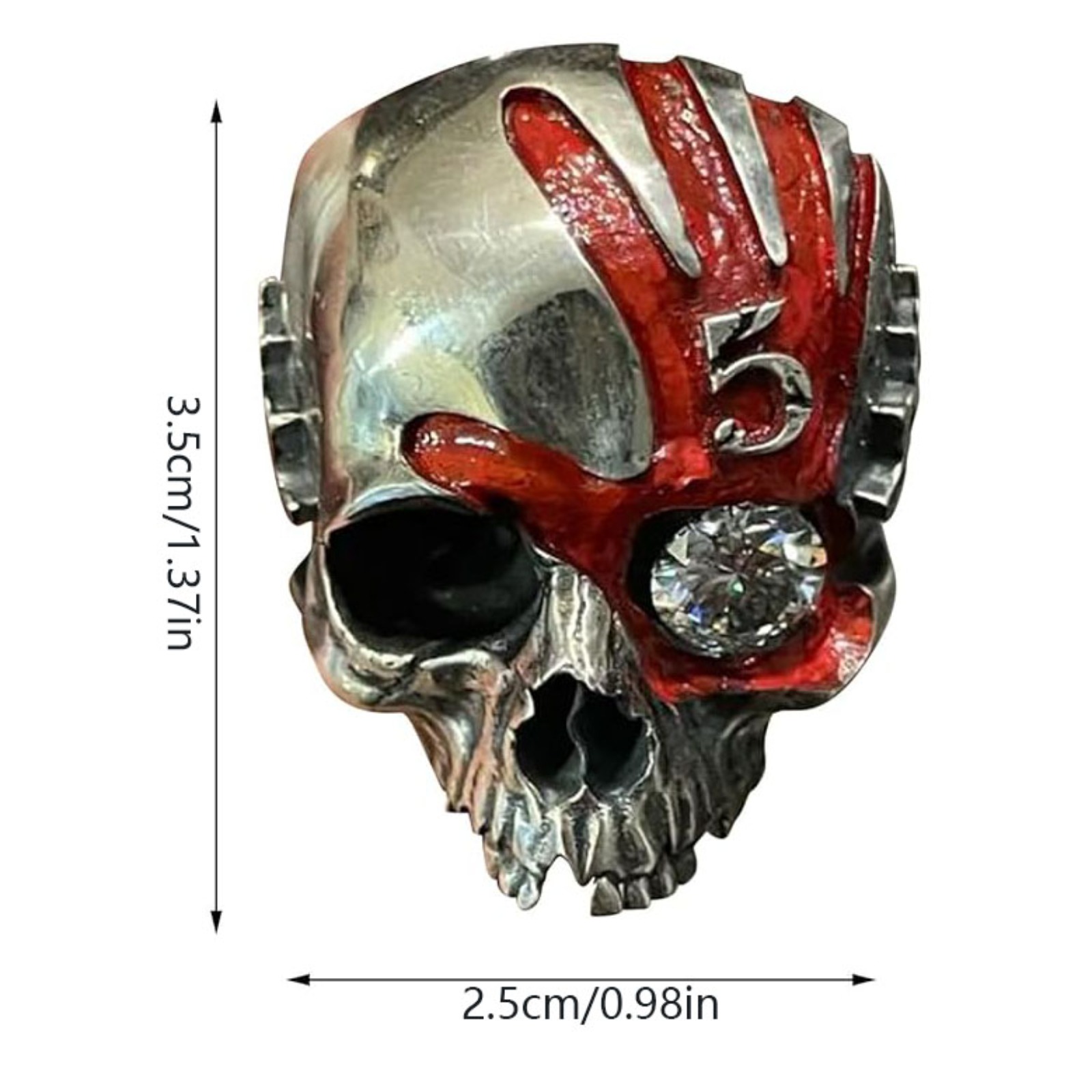 Vijf Vingers Punch Skull Ring, - Gothic Skull Ring recensie en prijs