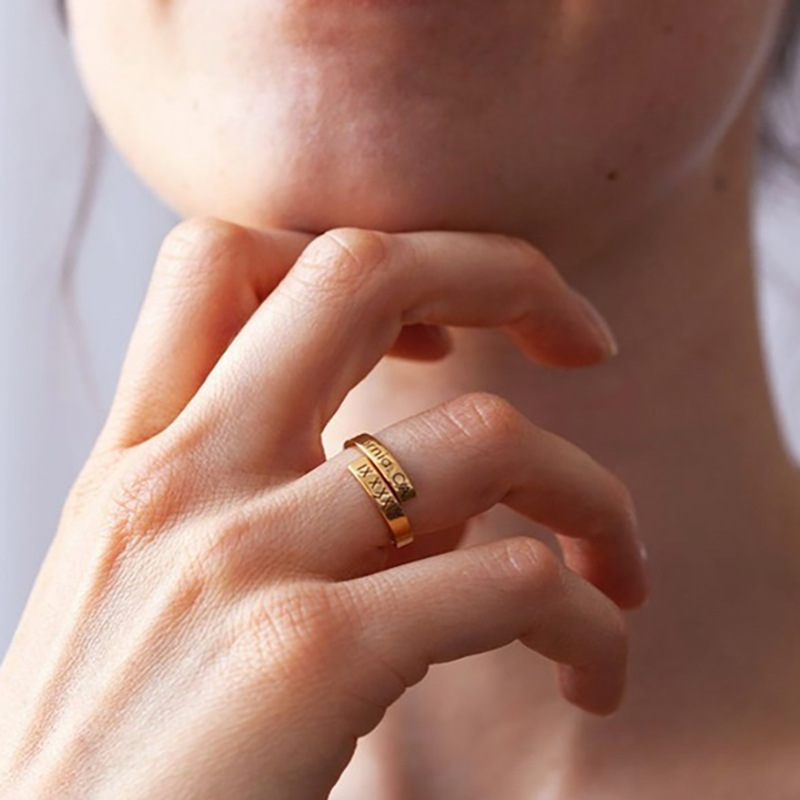 Rvs Dating Ring Vrouwen Aangep - Couple Ring Set recensie en prijs