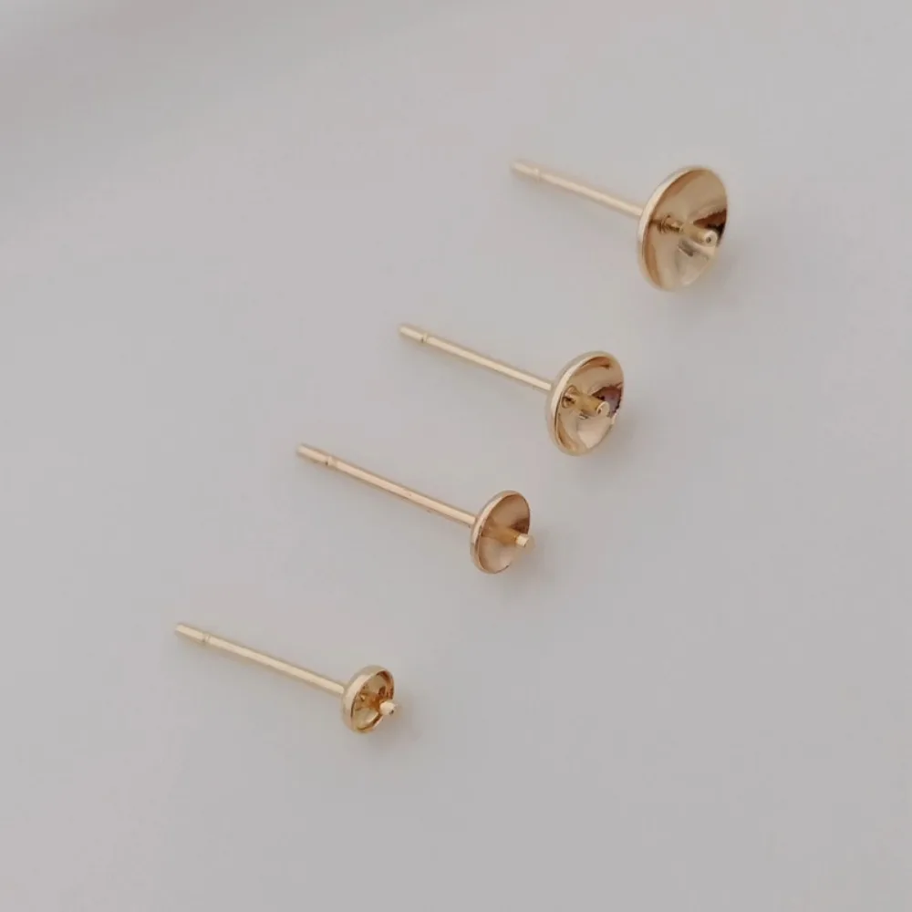 14K vergulde kralenaccessoires - Pearl Stud Earrings recensie en prijs