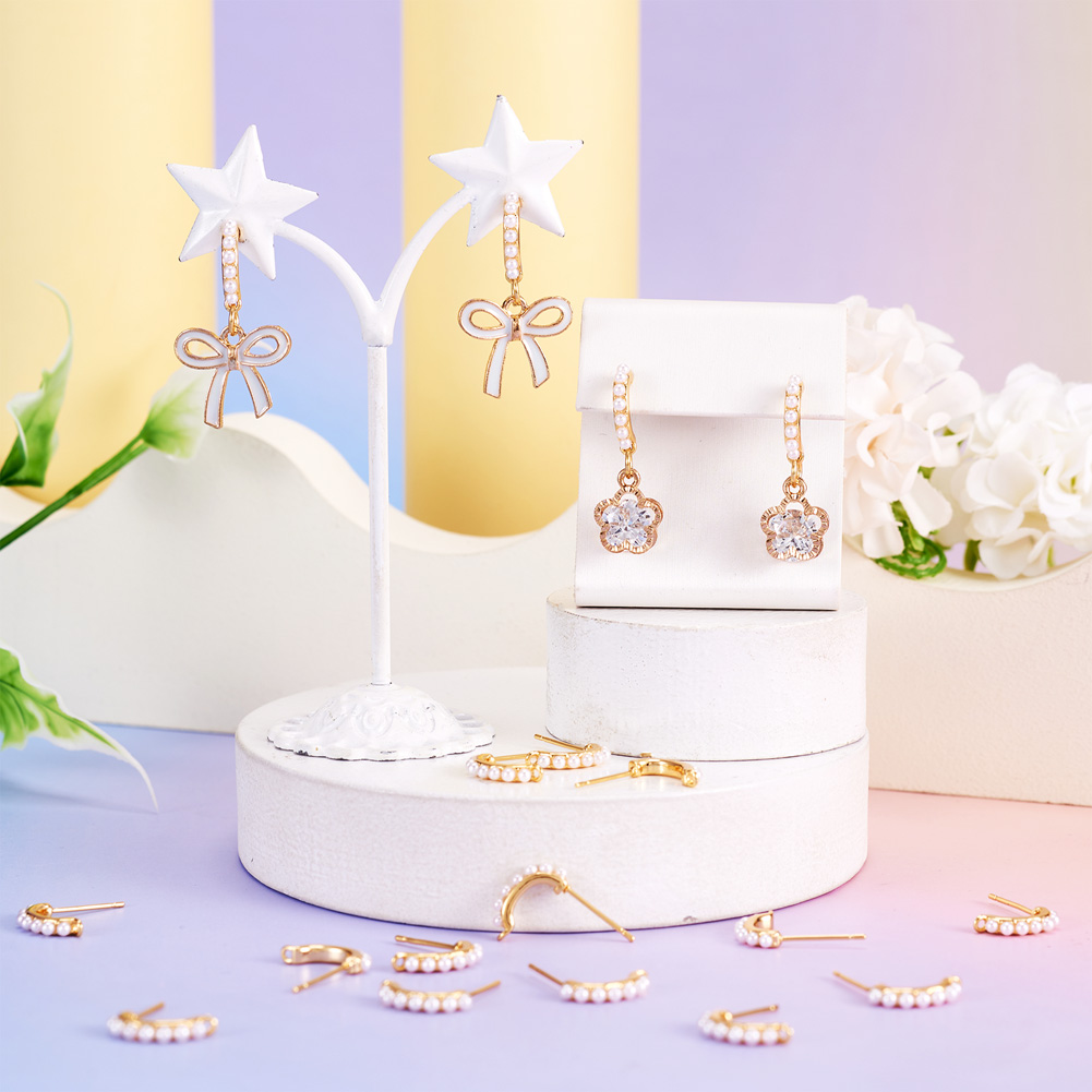 30 stuks messing oorbelonderde - Pearl Stud Earrings recensie en prijs
