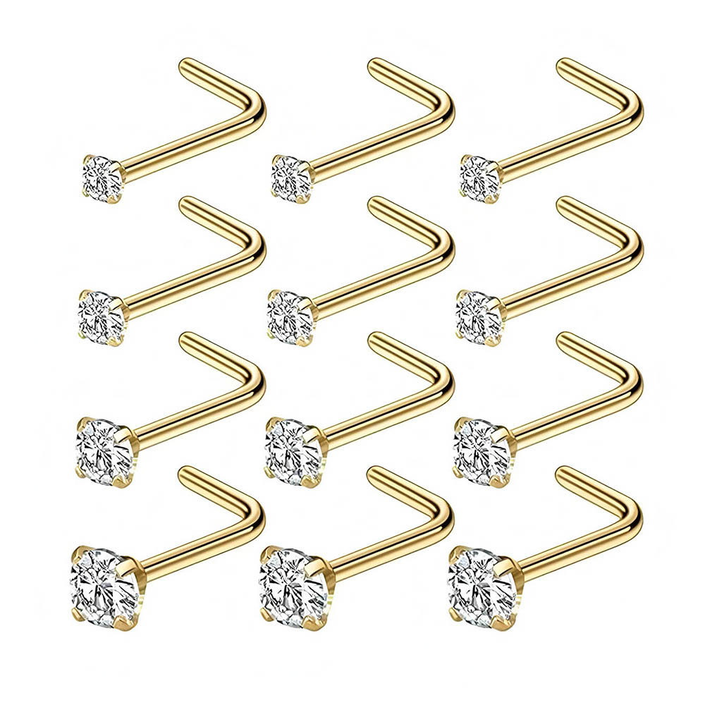 12-delige volledige set 316L h - Diamond Stud Earrings recensie en prijs