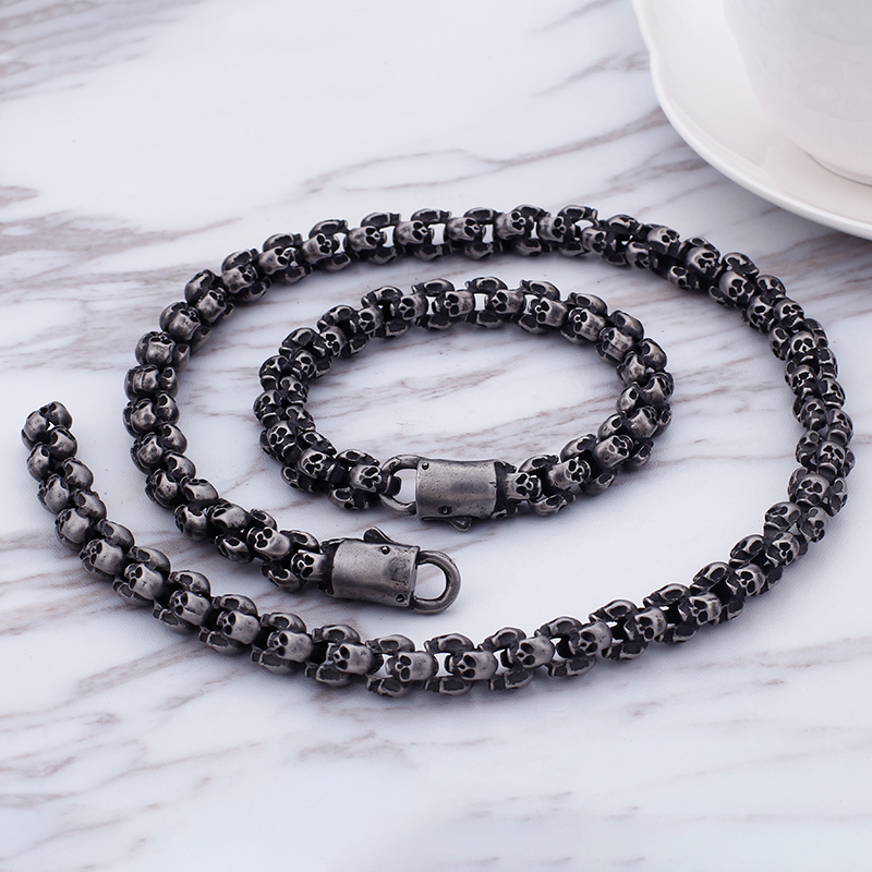 Kalen Punk Lange Mat Skull Ket - Gothic Skull Ring recensie en prijs