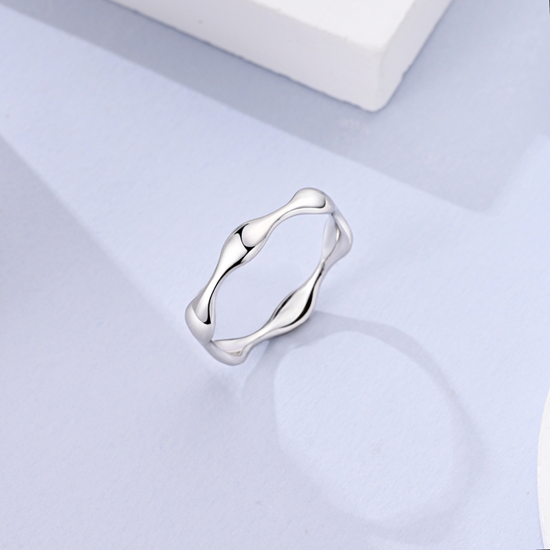 925 Sterling Zilver Golvende O - Minimalist Ring Stackable recensie en prijs