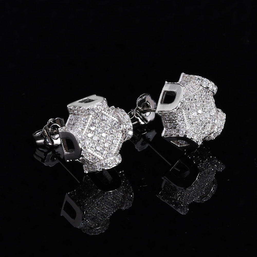 ESKEEM Fijne Sieraden 12mm Ice - Diamond Stud Earrings recensie en prijs