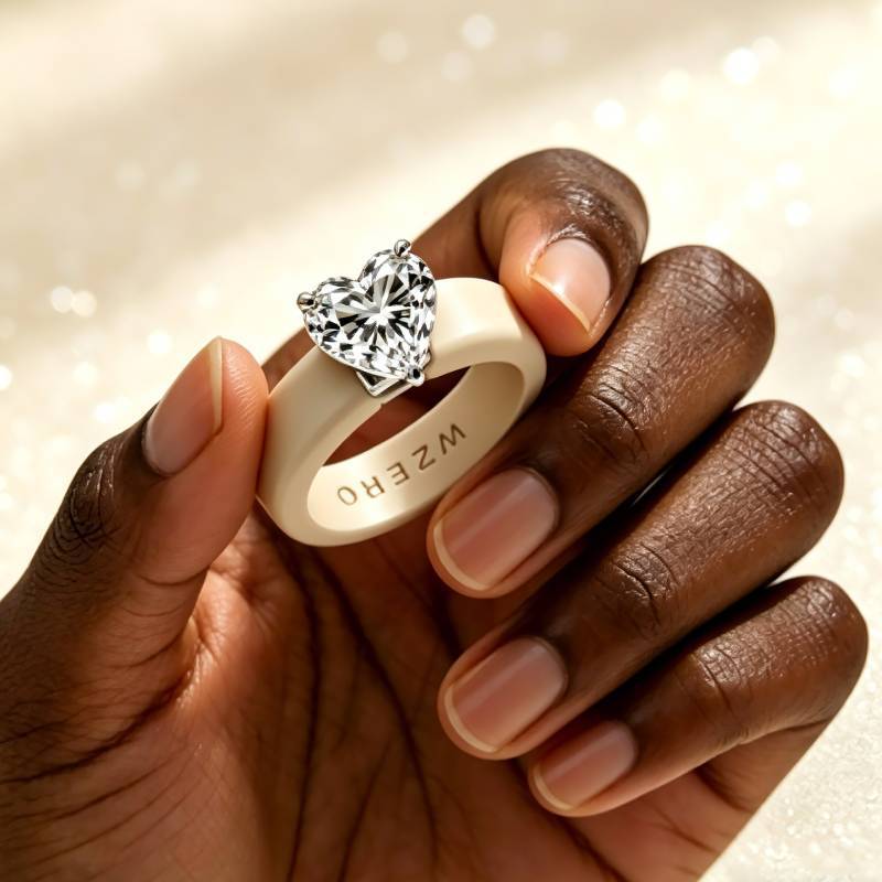 Minimalistische siliconen hart - Minimalist Ring Stackable recensie en prijs