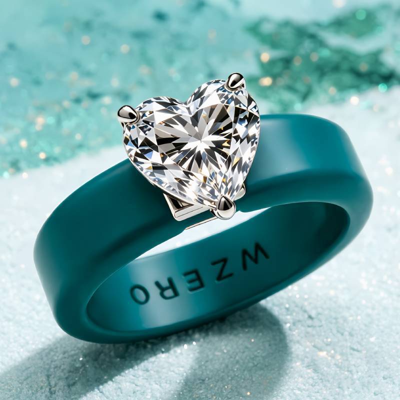 Minimalistische siliconen hart - Minimalist Ring Stackable recensie en prijs